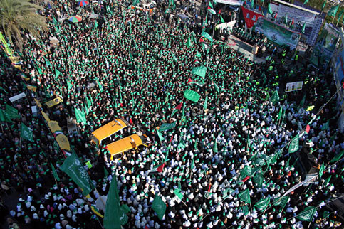 2006 Palestinian Elections - Hamas Gaza Rally Photo
